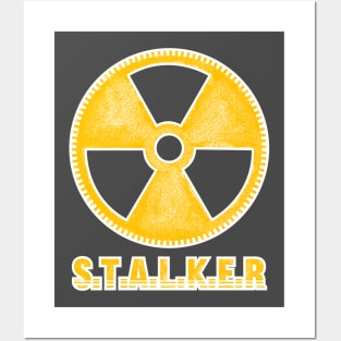 S.T.A.L.K.E.R - vintage style radioactive symbol Posters and Art